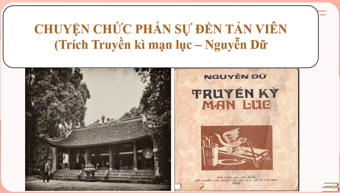 Banner cho bài viết:Bài giảng Chuyện Chức Phán Sự Đền Tản Viên ( Ngữ văn 12 chân trời sáng tạo )