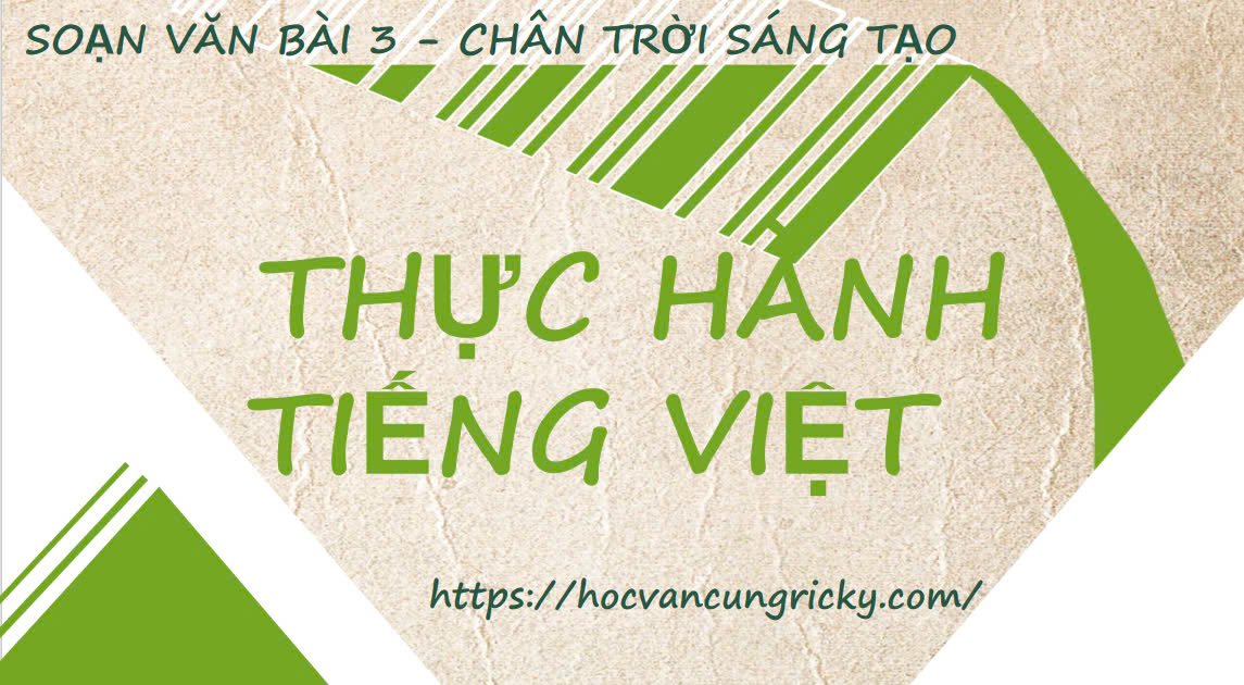 Banner cho bài viết:Soạn văn 10 bài 3: Thực hành Tiếng Việt - Chân trời sáng tạo