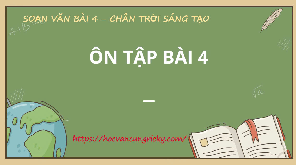 Banner cho bài viết:Soạn văn 10 bài 4: Ôn tập - Chân trời sáng tạo