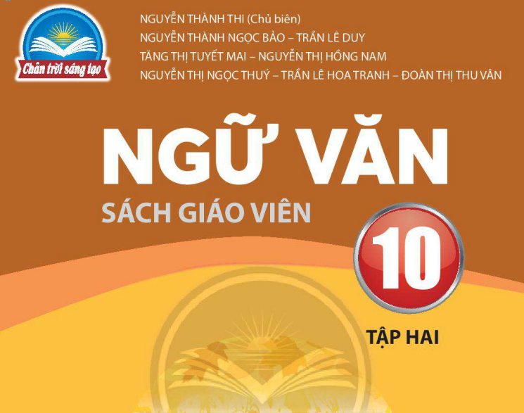 Banner cho bài viết:Sách Giáo Viên - Ngữ Văn 10 - Chân trời sáng tạo - Tập 2