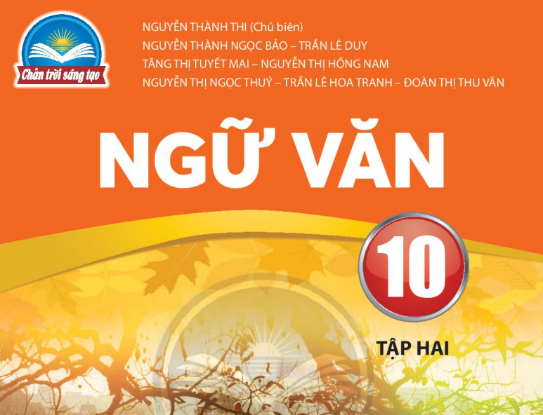 Banner cho bài viết:Sách Giáo Khoa - Ngữ Văn 10 - Chân trời sáng tạo - Tập 2