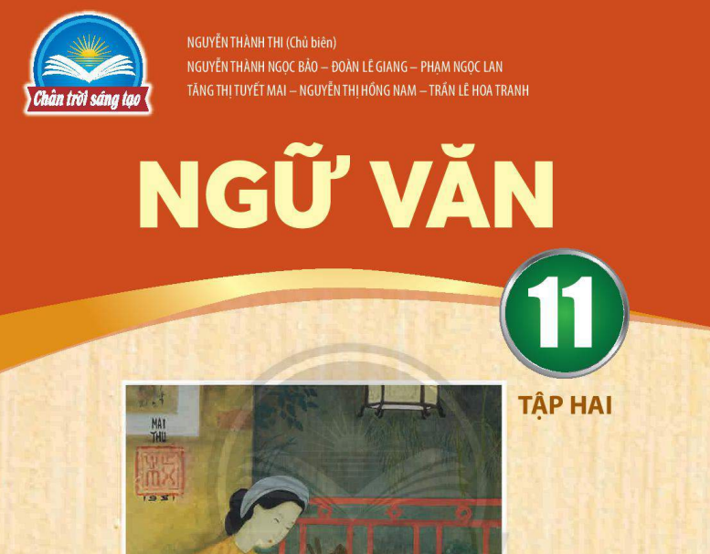 Banner cho bài viết:Sách Giáo Khoa - Ngữ Văn 11 - Chân trời sáng tạo - Tập 2