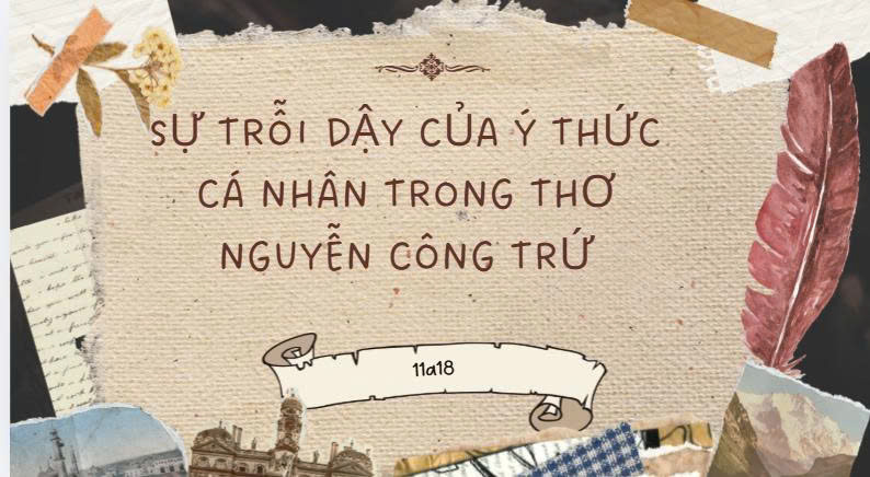 Banner cho bài viết:Bài báo cáo chuyên đề: Sự trỗi dậy ý thức cá nhân trong thơ Nguyễn Công Trứ