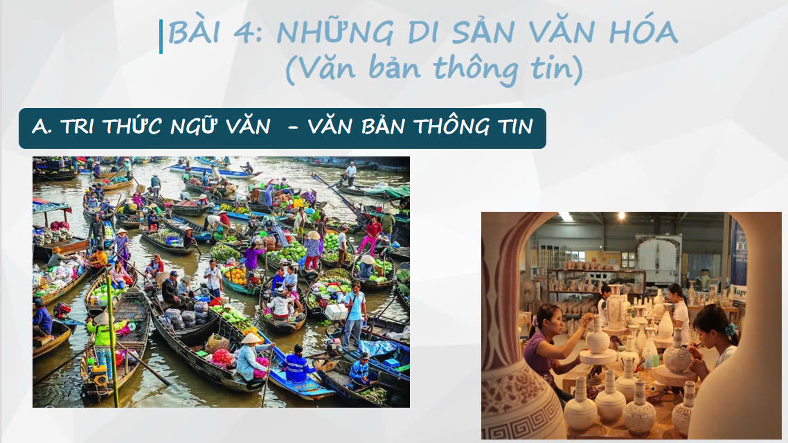 Banner cho bài viết:Bài Giảng bài 4 Những Di Sản Văn Hóa ( Tri thức Ngữ Văn Văn Bản Thông Tin)