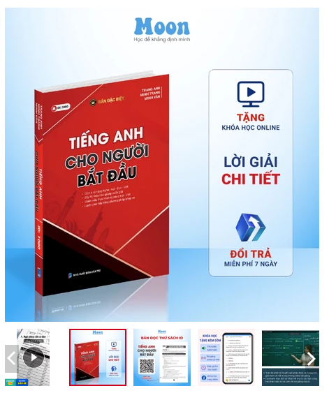 Sách Tiếng anh cho người bắt đầu Moonbook
